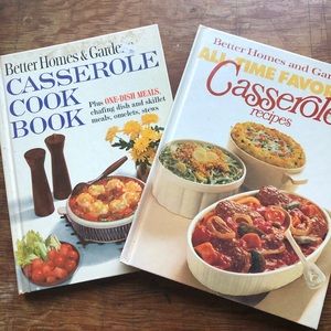 Two Better Homes and Gardens Casserole Cookbooks
